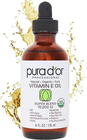 PURA D’OR Organic Vitamin E Oil Blend 70,000 IU