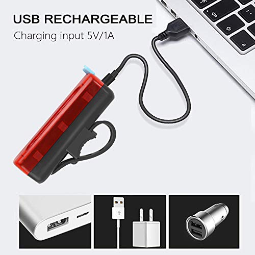 Ovetour USB Rechargeable Bike Tail Light 2 Pack - Image 2