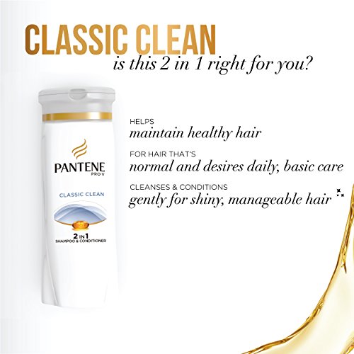 Pantene Classic 2in1 Shampoo & Conditioner 33.8 Fl Oz - Image 4