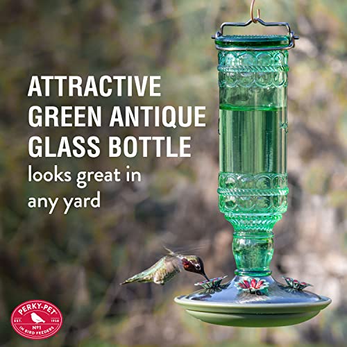 Perky-Pet Antique Glass Hummingbird Feeder 8108-1SR - Image 3