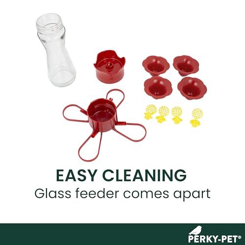 Perky-Pet Pinch Waist Glass Hummingbird Feeder 203CPBN - Image 3