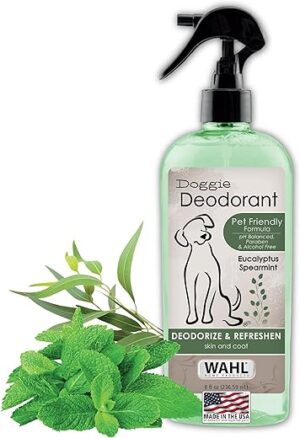 Wahl Pet Deodorant Eucalyptus Spearmint Scent – Model 820011A
