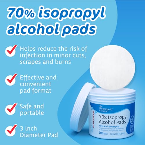 Pharma-C-Wipes 70% Isopropyl Alcohol Antiseptic Wipes - Image 4