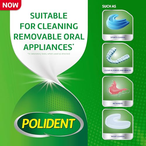 Polident Overnight Whitening Denture Cleanser Tablets - Image 4