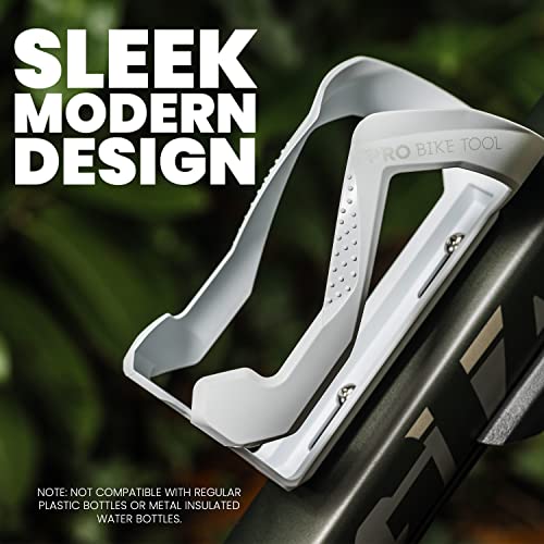 PRO BIKE TOOL Bike Water Bottle Holder - Lightweight, Glass Fiber Cage - Image 3