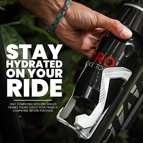 PRO BIKE TOOL Bike Water Bottle Holder - Lightweight, Glass Fiber Cage - Image 5
