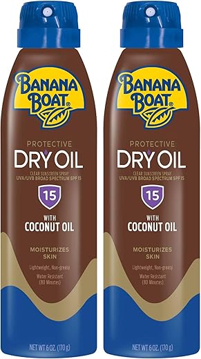 Banana Boat Protective Tanning Dry Oil Spray SPF 15