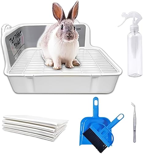 kathson Rabbit Litter Box Toilet, Bunny Potty Trainer