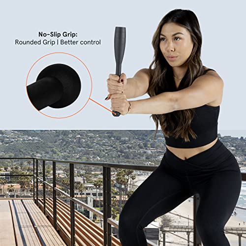 Retrospec Grip Steel Club Strength Training - 5, 10, 15lb Options - Image 3