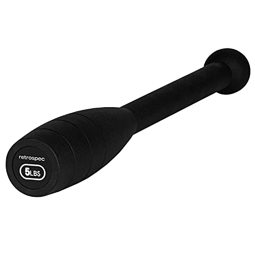Retrospec Grip Steel Club Strength Training - 5, 10, 15lb Options - Image 2
