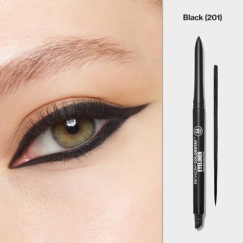 REVLON ColorStay Pencil Waterproof Eyeliner, 201 Black - Image 2