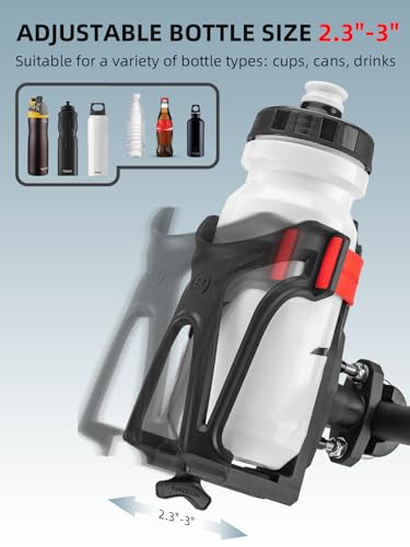 ROCKBROS Motorcycle Cup Holder Bike Water Bottle - Image 2
