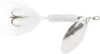 Yakima Bait Rooster Tail Spinner Lure, White, 1/2-Ounce