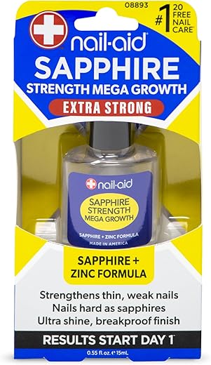 Nail-Aid Sapphire Strengthener & Mega Growth Treatment