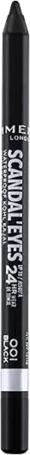 Rimmel Scandaleyes Waterproof Gel Eyeliner, 001 Black