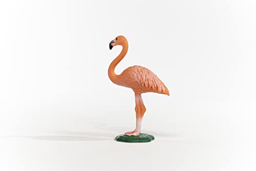 Schleich Wild Life Pink Flamingo Toy Figurine - Image 4