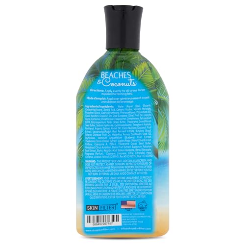 SKIN FILTER Beaches And Coconuts 10,000X Tanning Lotion - Image 2