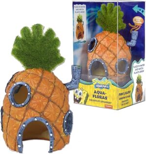 Penn-Plax Spongebob’s Pineapple House Aquarium Decoration
