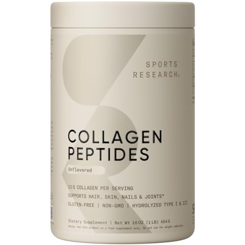 Sports Research Collagen Peptides Hydrolyzed Protein Supplement - Image 3