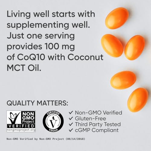 Sports Research CoQ10 100mg With Coconut Oil & Bioperine - Image 4