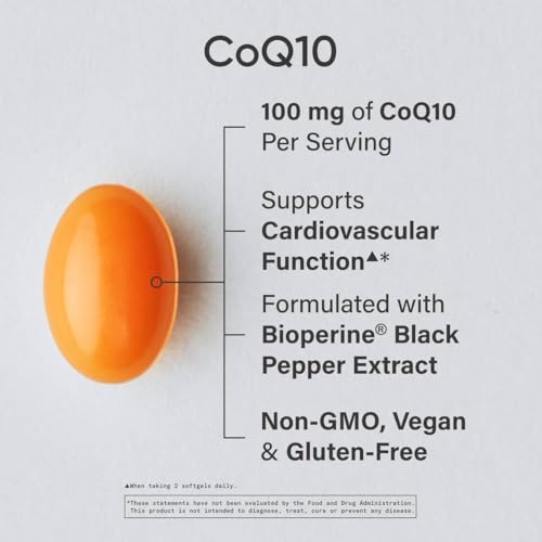 Sports Research CoQ10 100mg With Coconut Oil & Bioperine - Image 2