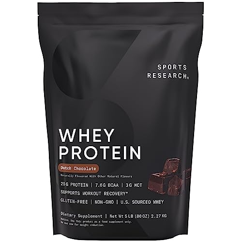 Sports Research Creatine Monohydrate, Chocolate Whey Protein, Waist Trimmer - Image 2