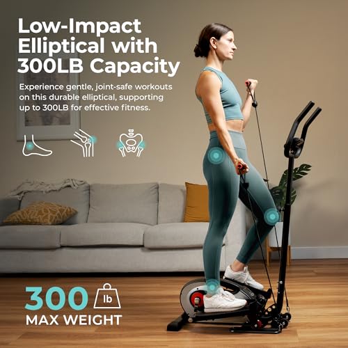 Sunny Health & Fitness 2 In 1 Sit/Stand Mini Elliptical - Image 2