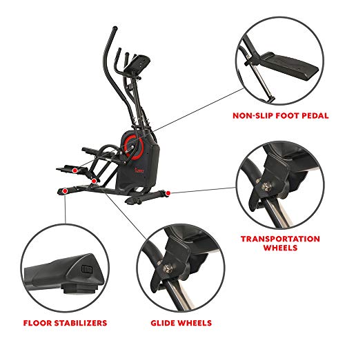Sunny Health & Fitness Cardio Climber Stepping Elliptical Machine - Image 4