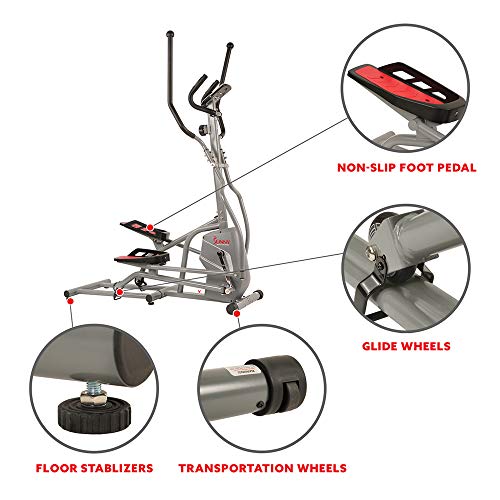 Sunny Health & Fitness Magnetic Elliptical Trainer - SF-E3810 - Image 4