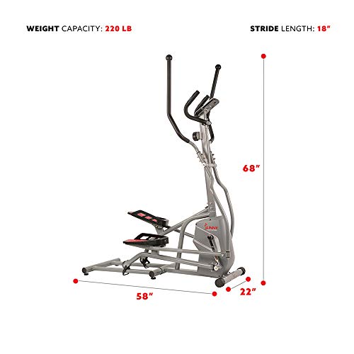 Sunny Health & Fitness Magnetic Elliptical Trainer - SF-E3810 - Image 5