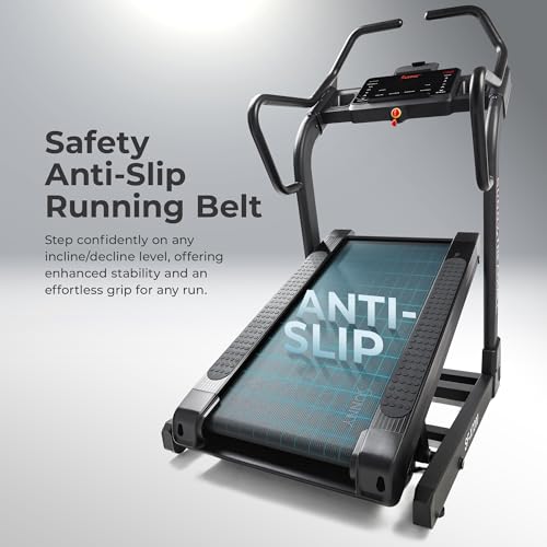Sunny Health & Fitness Premium Heavy-Duty Incline Decline Treadmill - Image 3