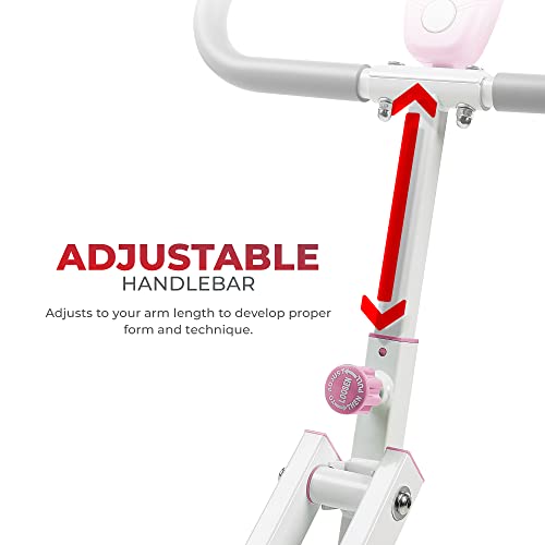 Sunny Health & Fitness Row N Ride Squat Machine For Glutes - Image 4