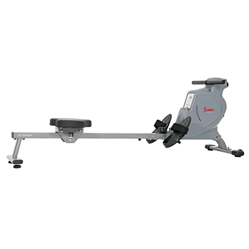 Sunny Health & Fitness Space Efficient Magnetic Rowing Machine - Image 2