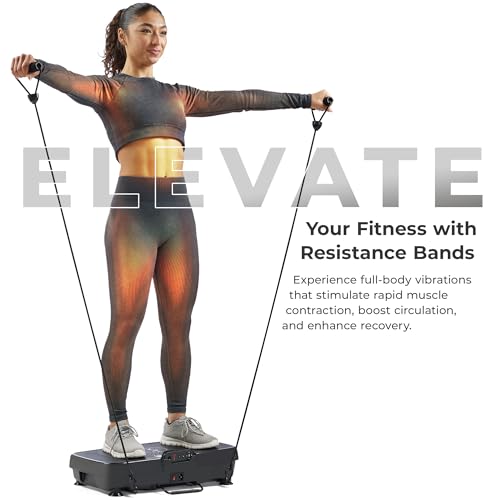Sunny Health & Fitness Vibration Plate Exercise Machine, Multiple Speeds - Image 2