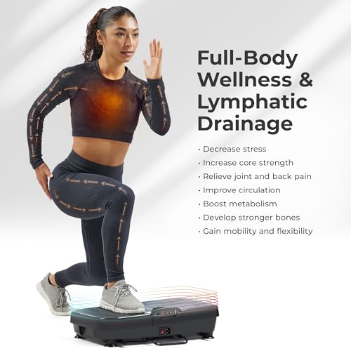 Sunny Health & Fitness Vibration Plate Exercise Machine, Multiple Speeds - Image 4