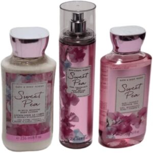 Bath & Body Works Sweet Pea Set: Lotion, Gel, Mist