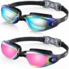 Aegend Swim Goggles, 2 Pack No Leaking