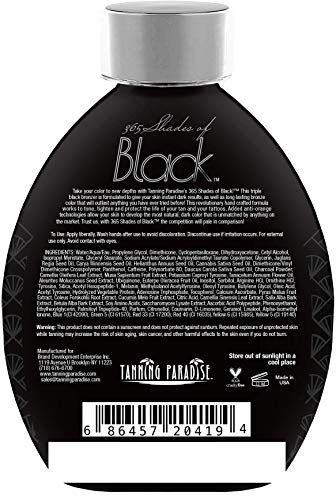 TANNING PARADISE 365 Shades Triple Black Bronzing Lotion - Image 2