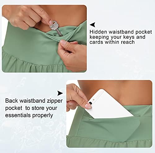 THE GYM PEOPLE High Waisted Quick Dry Workout Shorts - Image 5