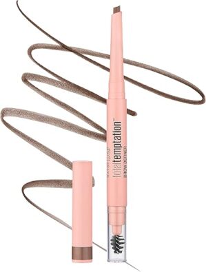 MAYBELLINE Total Temptation Eyebrow Pencil, Soft Brown