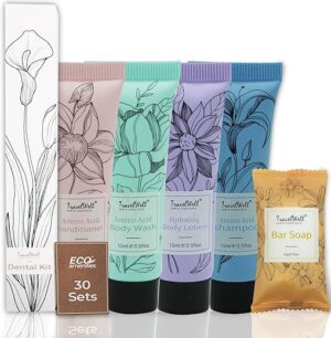 Travelwell Travel Size Toiletries Bulk Set – 180 Items
