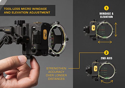 Trophy Ridge React H5 Bow Sight - 5 Pin - Image 4