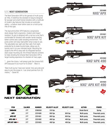 Umarex NXG APX Multi-Pump Youth Air Rifle - Image 3