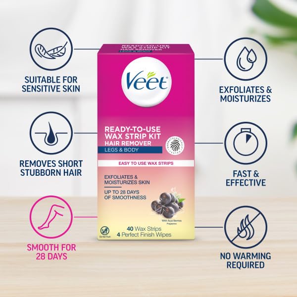 Veet Leg And Body Hair Remover Strips - Image 5