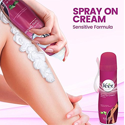 Veet Spray On Hair Removal Cream, Pack Of 8 - Image 2