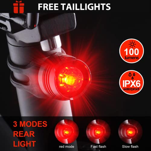 VICTAGEN Bike Lights 5000 Lumens 3LED - Image 5