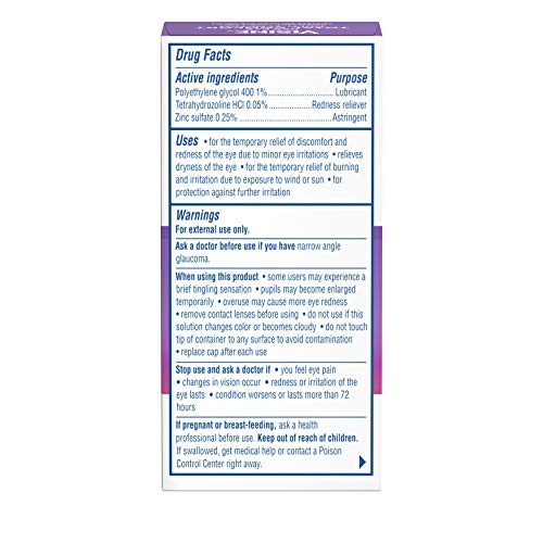 Visine Red Eye Total Comfort Eye Drops, Pack Of 4 - Image 2