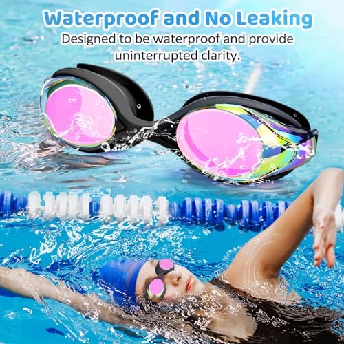 Vvinca Kids Swim Goggles With Bungee Strap - Image 5