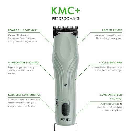 Wahl KMC+ 2-Speed Cordless Pet Clipper (3025661) - Image 2