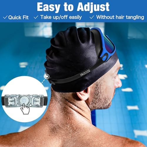 Water Space Swim Goggles 2 Pack, Anti-Fog UV Protection - Image 5